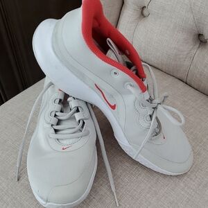 Nike Gray and Red Athletic Shoes